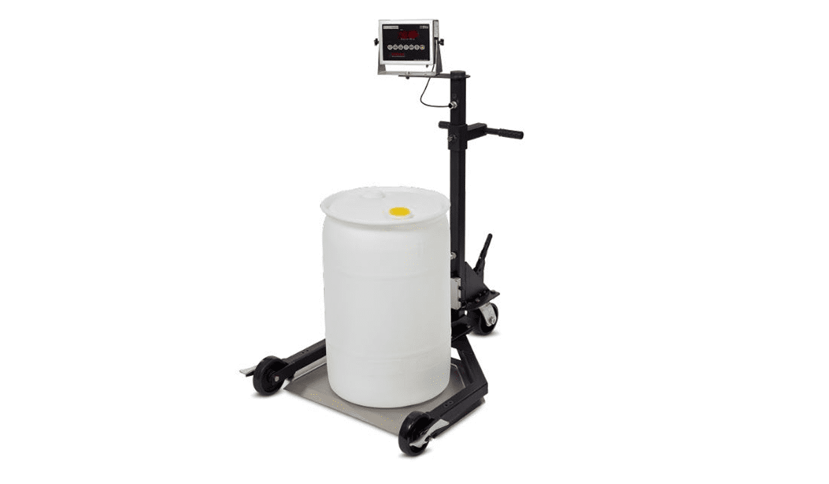 Industrial drum weighing equipment