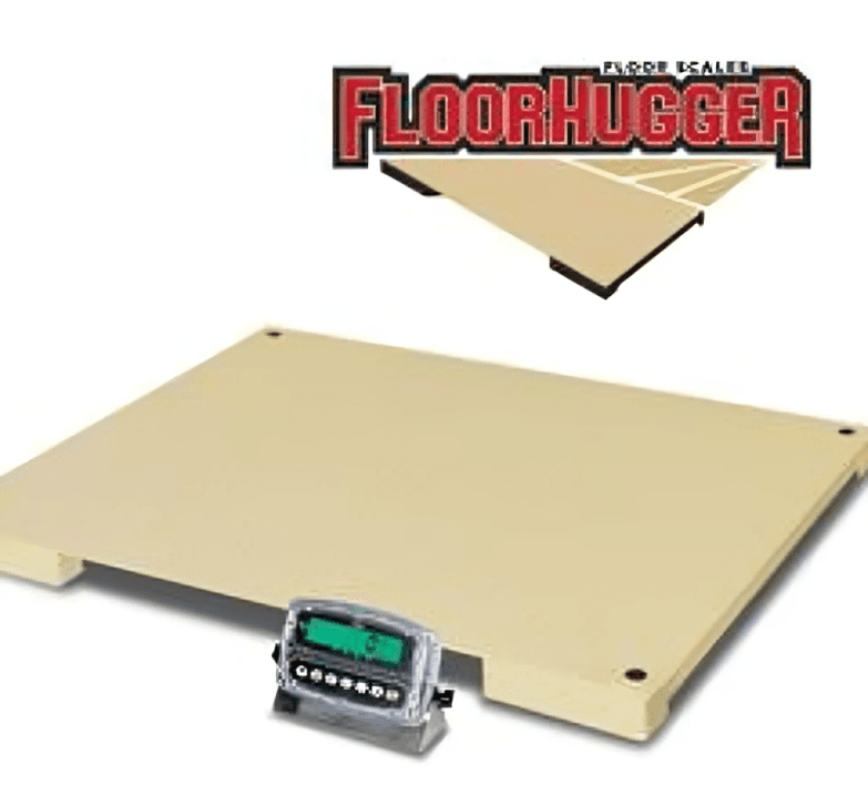 Industrial floor weighing scale
