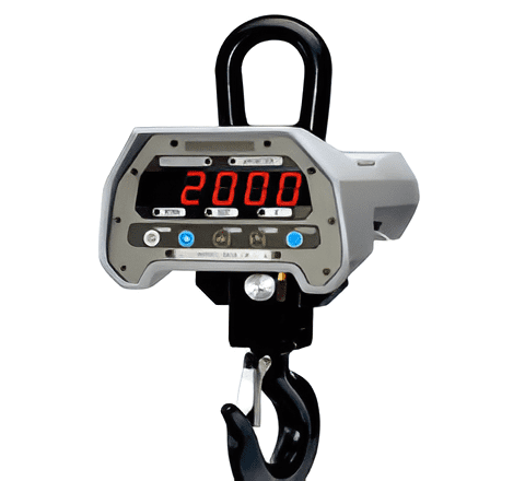 Industrial hanging scale with hook